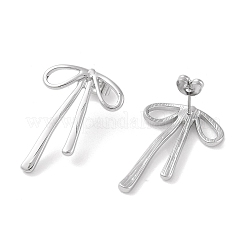 Orecchini a bottone in acciaio inossidabile 304 anti-ossidazione&nbsp;EJEW-S227-30P-09
