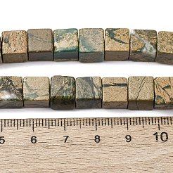 Natürliche Verdit-Steinperlenstränge&nbsp;G-B155-C11-8x8mm