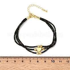 Polyester-Multi-Strang-Armbänder&nbsp;FB-CBA983F-02G-05