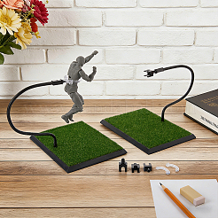 Support d'exposition ajustable en plastique pour figurines d'action&nbsp;ODIS-WH0030-317A