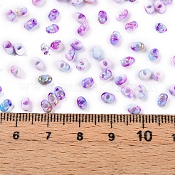 Perlas de vidrio para pintura para hornear de dos tonos&nbsp;SEED-C003-01K