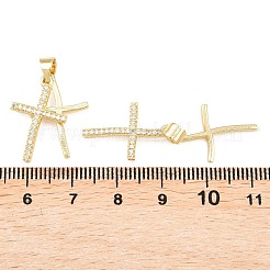 Ottone micro spianare pendenti zirconi&nbsp;KK-C162-103A-G