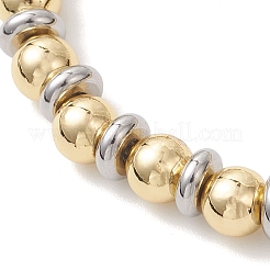 Braccialetti con perline rotonde in ottone per donna&nbsp;BJEW-JB12798-01