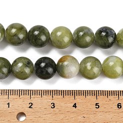 Natur taiwan Jade Perlen Stränge&nbsp;G-B128-A07-04