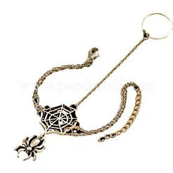 Gliederringarmbänder aus Legierung im Punk-Stil für Frauen&nbsp;FS-WG743CF-01