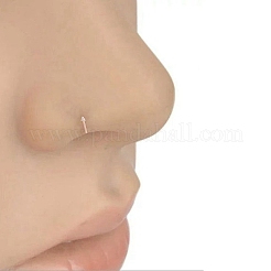 120 anneau de nez en forme de L en acrylique&nbsp;AJEW-YW0001-11A