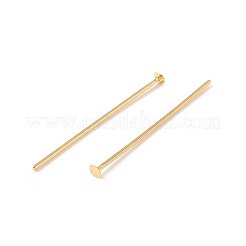Flachkopfstifte aus Messing&nbsp;KK-WH0058-03B-G01