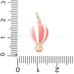 Ciondoli smaltato in ottone&nbsp;KK-CBA05A5-01G-03