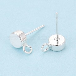 Fornituras de aretes de latón&nbsp;KK-WH0065-09A-S