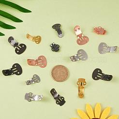 60 Stück flache Schuhclips aus Eisen&nbsp;JX109A