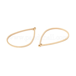Placcatura ionica (ip) ciondoli in acciaio inossidabile 304&nbsp;STAS-C048-14G