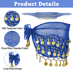 Bordure en polyester avec franges&nbsp;AJEW-WH0651-70B