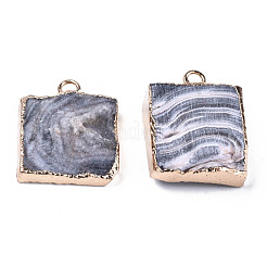 Natur druzy Achatanhänger&nbsp;G-N326-60