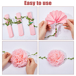 2 guirlande en papier pour décorations de fête&nbsp;AJEW-WH0752-354A