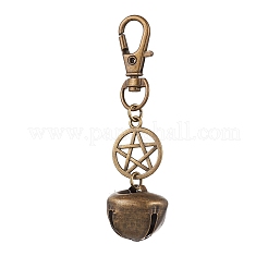 3 pieza colgante de campana de hierro de 3 colores decoración&nbsp;HJEW-JM02276