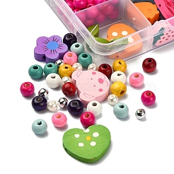 Kit para hacer joyas de madera diy&nbsp;DIY-YW0005-58