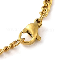 Collares colgantes de cadena de eslabones de acero inoxidable 304&nbsp;NJEW-H034-07G