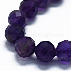 Natürlichen Amethyst Perlen Stränge&nbsp;G-G927-06B