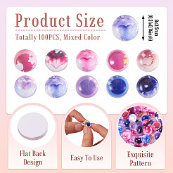 Oeil de poupée artisanale en verre&nbsp;DOLL-TAC0002-01B