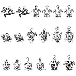 Fascini in lega di zinco stile tibetano 90 pz 9 stili&nbsp;TIBEP-CJ0002-02