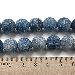 Fili di perline di agata naturale stagionato&nbsp;G-P538-A01-09
