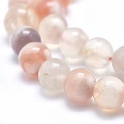 Chapelets de perles en agate naturelle de fleurs de cerisier&nbsp;X-G-I213-23-8mm