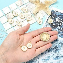 10 pz 10 stili pendenti in ottone smaltato oceano&nbsp;KK-CJ0005-89