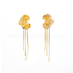 Orecchini a bottone con nappe in lega di zinco&nbsp;FS-WG96B09-01