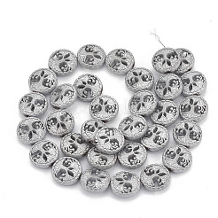 Electroplate non magnetici ematite sintetico fili di perline&nbsp;G-N0322-05N