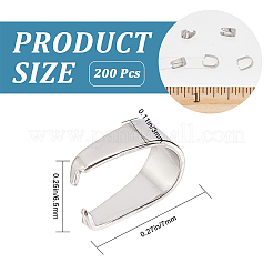 200 pz. ganci a scatto in acciaio inossidabile 304&nbsp;STAS-CN0001-77