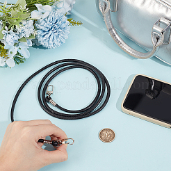1 dragonne en cuir PU pour téléphone portable&nbsp;AJEW-CL0006-10A