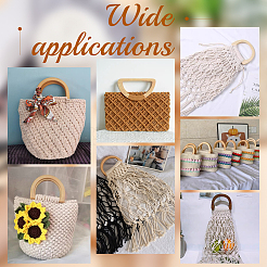 4 poignée de sac en bois&nbsp;DIY-PH0008-20