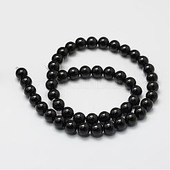 Fili di perline di onice nero naturale&nbsp;G-N0309-23-6mm