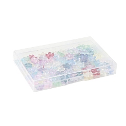 110 Stück 11 Farben Backfarbe transparente Glasperlen&nbsp;DGLA-FS0001-27