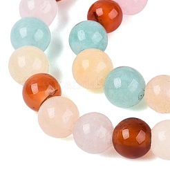 Natur Multi-Color-Achat Perlen Stränge&nbsp;G-Q606-42B-A01