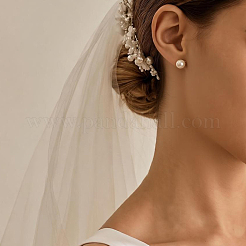 Ohrstecker aus Edelstahl 304 mit Imitationsperlen für Damen&nbsp;KT1806