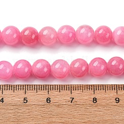 Chapelets de perles rondes en jade de Mashan naturelle&nbsp;G-D263-8mm-XS30