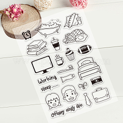 PVC-Plastikstempel&nbsp;DIY-WH0167-56-107
