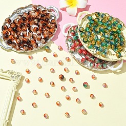 100 pezzo di perle di vetro crepitio&nbsp;CCG-YW0001-19B-01