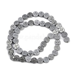 Galvanisierte synthetische nichtmagnetische Hämatitperlenstränge&nbsp;X-G-K375-B02-03