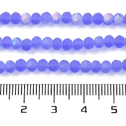 Abalorios de vidrio transparente hebras&nbsp;LS-EGLA-A034-T4mm-MB14