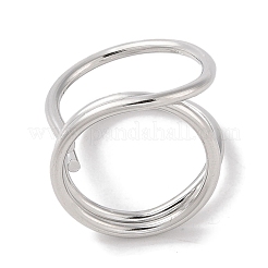 Bagues en acier inoxydable 304 anti-ternissement pour femmes&nbsp;RJEW-G315-01P