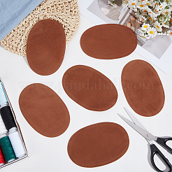 4 par de parches ovalados de imitación de cuero para coser&nbsp;PATC-CY0001-82