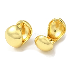 Pendientes de aro redondos de latón chapado en rack&nbsp;EJEW-Q766-04G