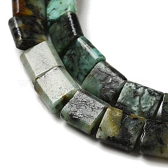 Natürliche afrikanische türkis (jasper) perlen stränge&nbsp;G-F762-A14-01