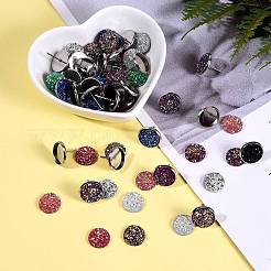 110 pièces cabochons en résine 11 couleurs&nbsp;DIY-SZ0002-17