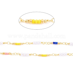 Ccb catena di perline in plastica e vetro&nbsp;CHC-D031-08G