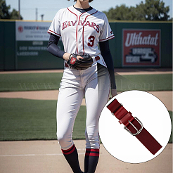 1 Stück elastische Softballgürtel aus Kunstleder und Polyester&nbsp;AJEW-CL0001-37B