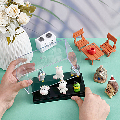 Boîtes d'affichage de figurines d'action de jouets en acrylique transparent&nbsp;ODIS-WH0030-76