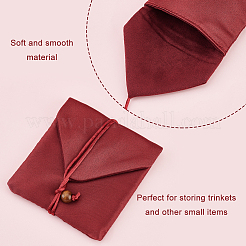 Geschenkbeutel aus Stoff für Schmuck&nbsp;ABAG-WH0045-09A